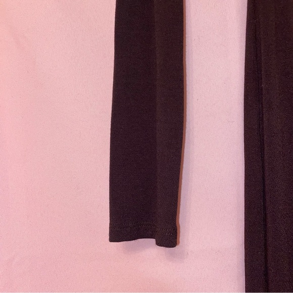 Naked Wardrobe Backless Dress Chocolate Brown Small Sexy Soft Longsleeve Stretch - Picture 6 of 13